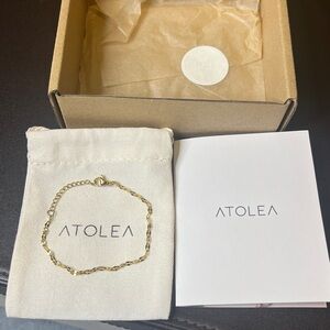 Atolea Waterproof Bracelet - Premium Stainless Steel + 18k gold PVD coating